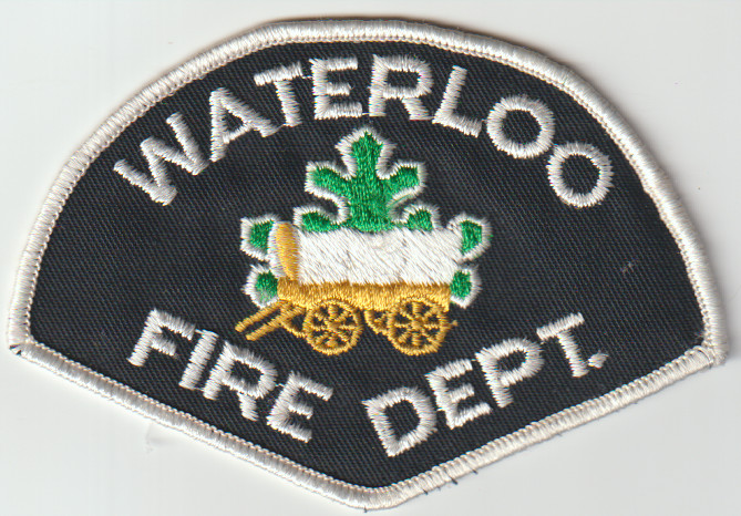 Waterloo, ON Canada Fire Department patch shipped from Australia