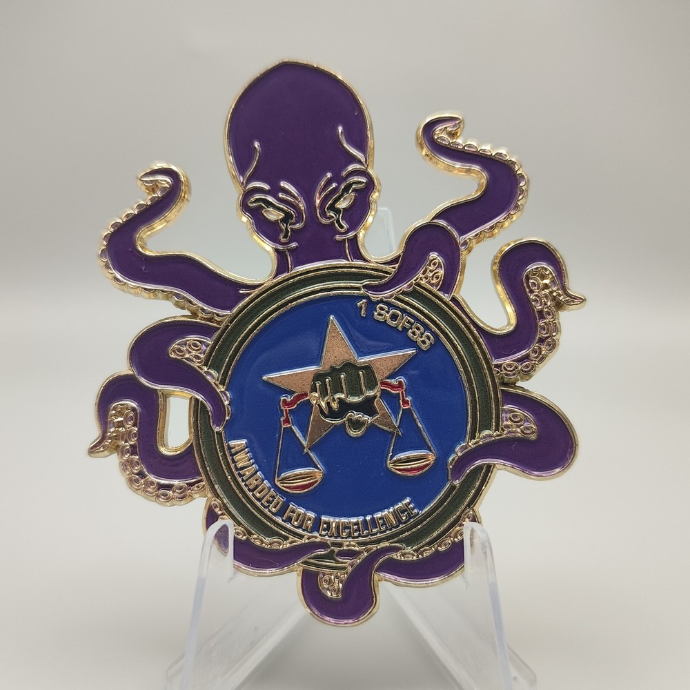 1 Sofss Awarded Por Excellence Challenge Coin