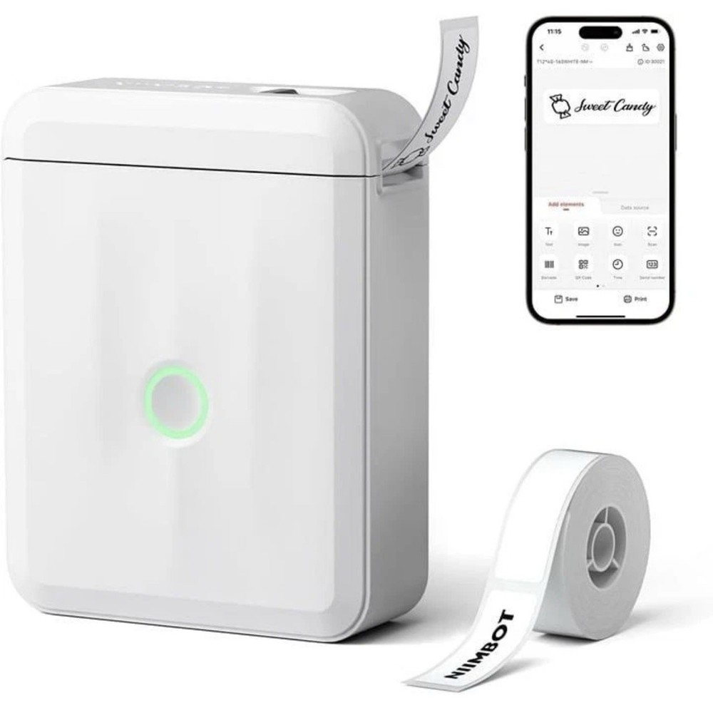 Nimbot D110 Bluetooth Label Maker Portable Wireless Thermal Printer for iOS/Andr