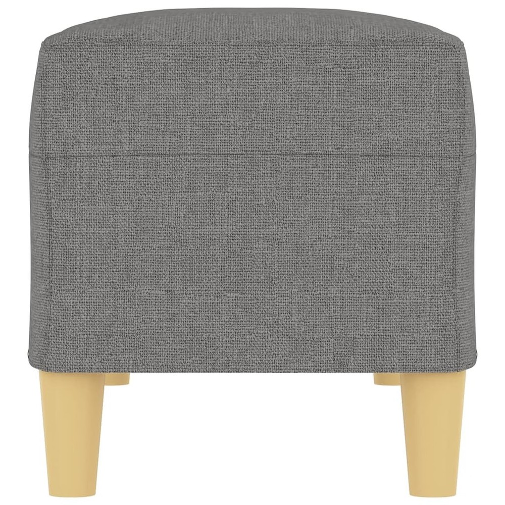 Bench Dark Grey Polyester Large Durable Rectangular
