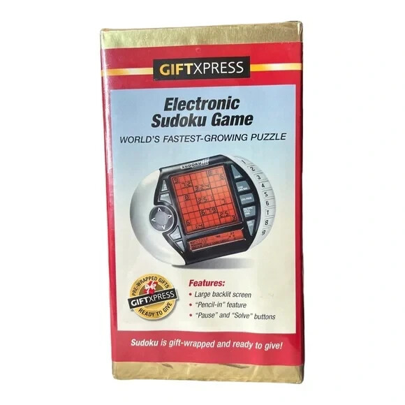 GiftExpress Electronic Sudoku Game Handheld Sealed Box
