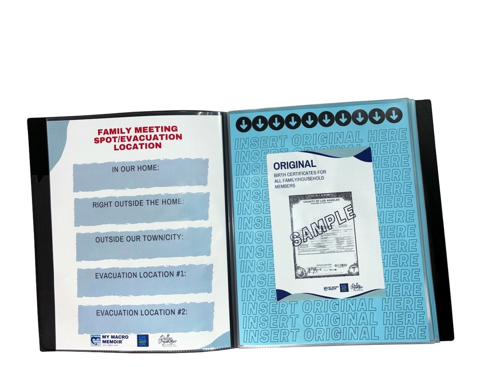 Complete Emergency Binder Ready to Fill