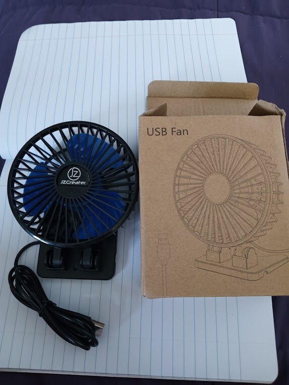 Mini USB Handheld Fan - Blue