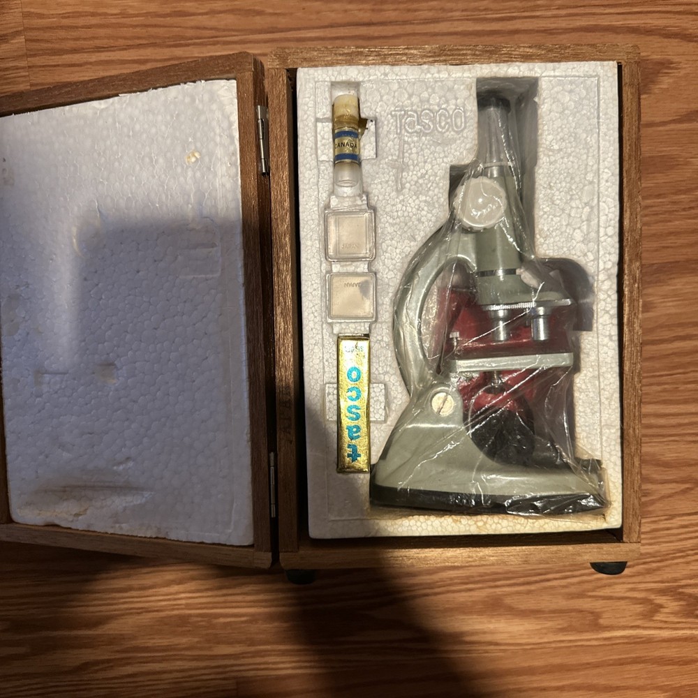 Vintage Tasco Deluxe High Quality Microscope and Case