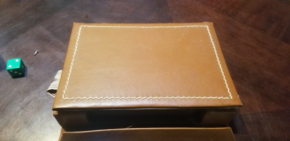 Vintage E.S. Lowe Mini Chess Backgammon Set Made in the USA