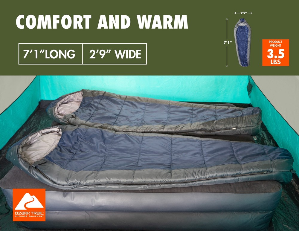 30-Degree Cold Weather Mummy Sleeping Bag