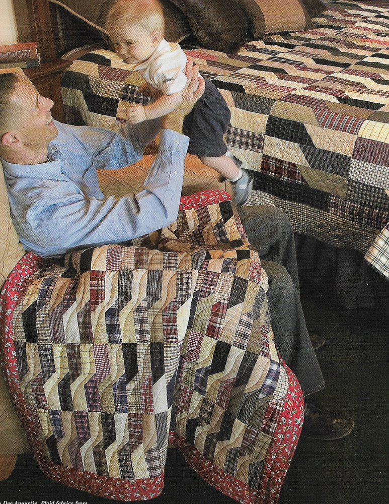 Twist & Shout Quilt quilting pattern instructions (2 sizes)