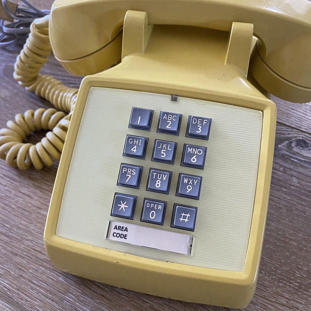 Push Button Phone Dial Card Insert AREA CODE