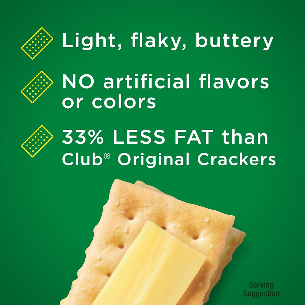 , Lunch Snacks, Snack Crackers, Reduced Fat, 11.7Oz Box (1 Box)
