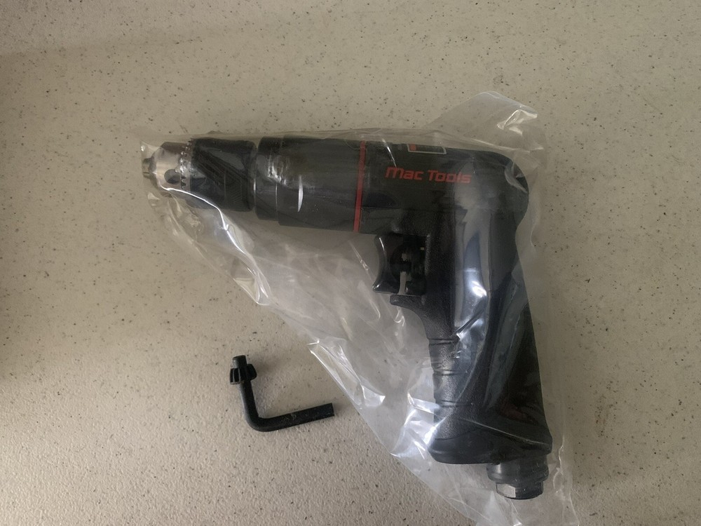 Mac Tools 3/8" Reversible Composite Keyed-Chuck Air Drill ADQP380 NEW
