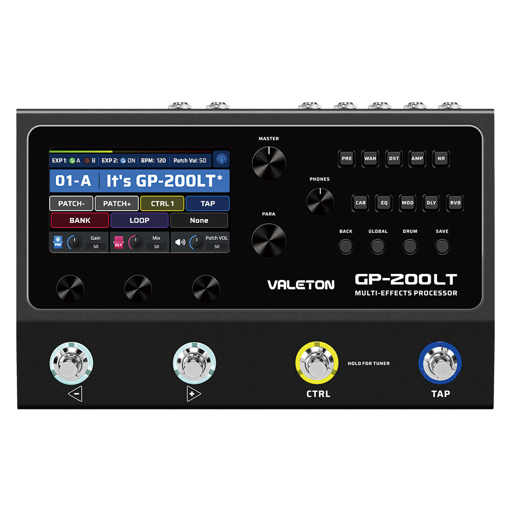 VALETON Guitar Effect Processor/Bass Amp IR FX Loop Expression Stereo GP-200/100