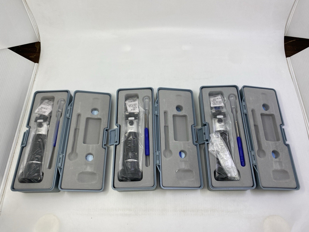 Portable Handheld Refractometer (Lot of 3)