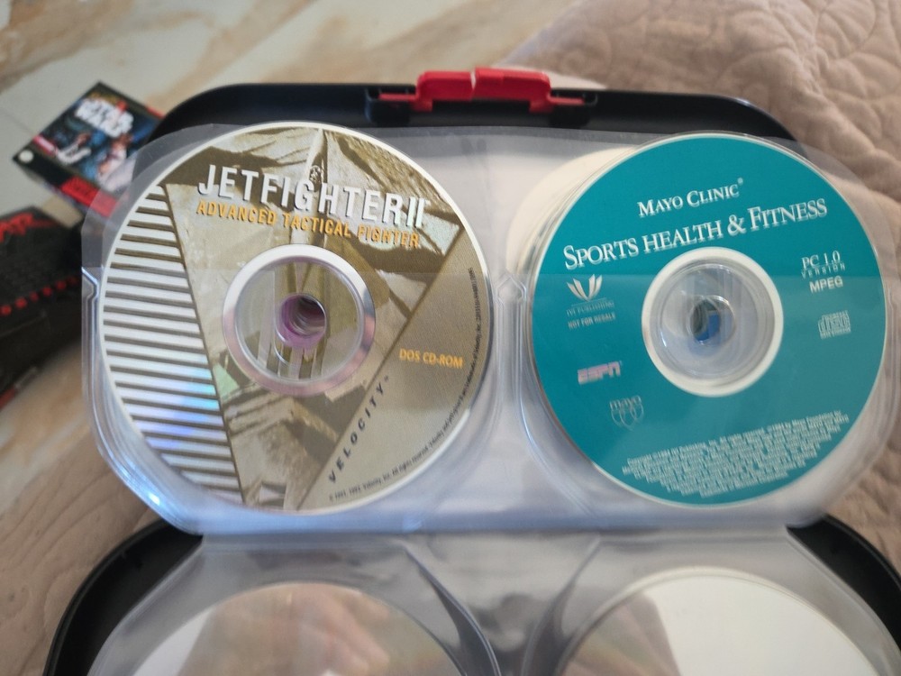 CD Box Holder By ALPHA W/ MISC CDs