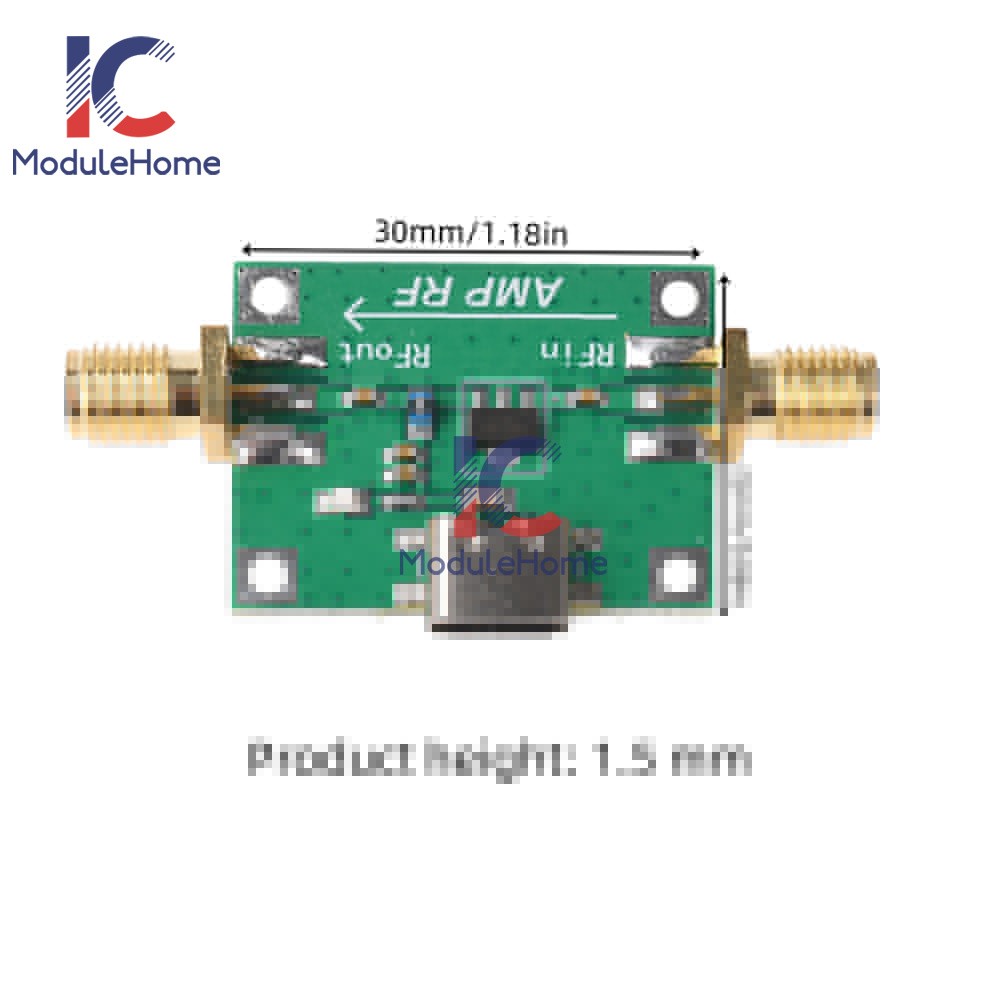 DC 5V SBB5089 Gain 20dB RF Module 5MHz~6GHz RF Power Amplifier Front-end module