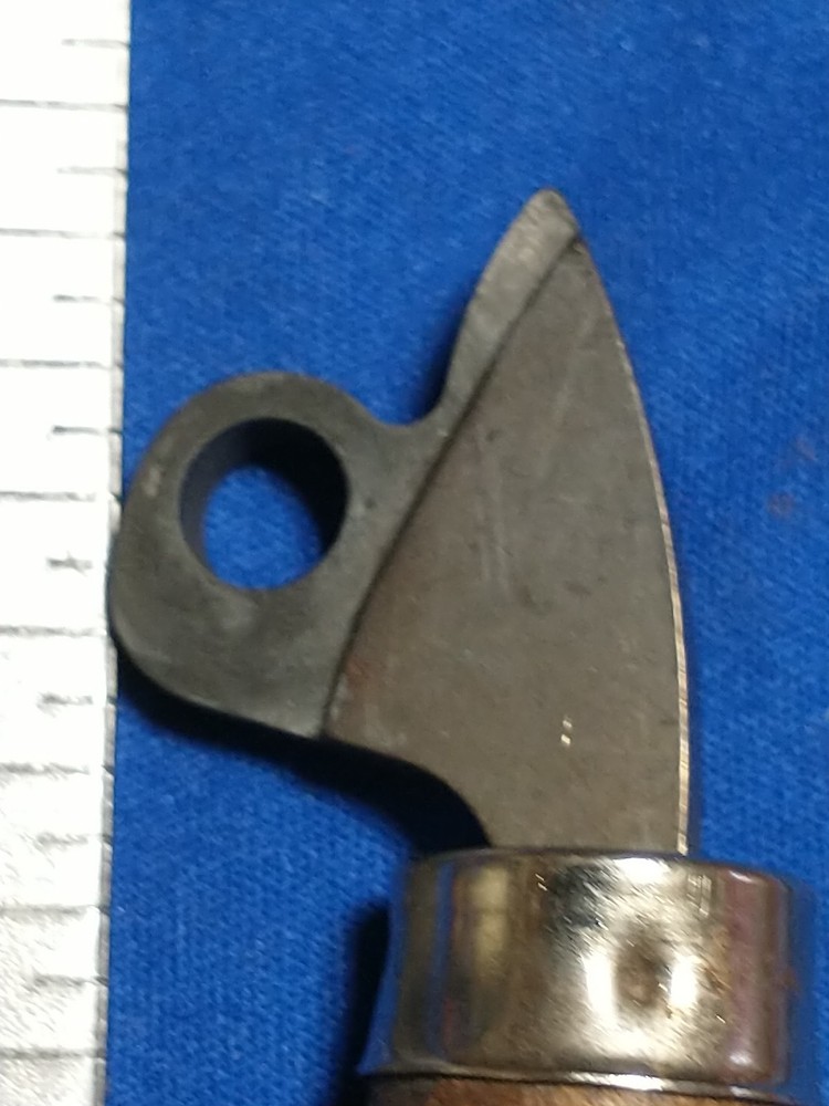 VINTAGE WOOD HANDLE RELOADING? SINGLE HANDLE 6 1/4"