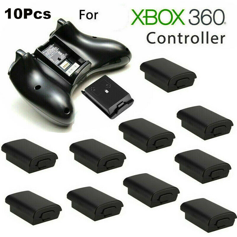 10 For Xbox 360 Wireless Controller AA Battery Pack Back Case Cover Holder Shell