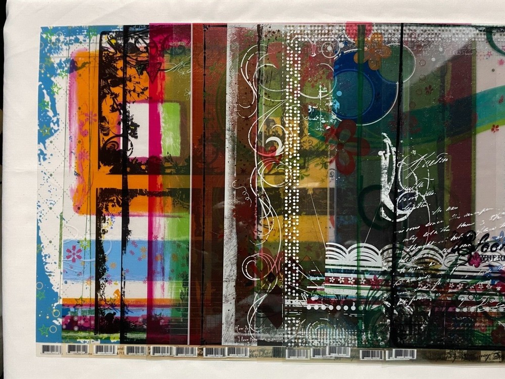 FANCY PANTS ASSORTED 12 X 12 TRANSPARENCIES