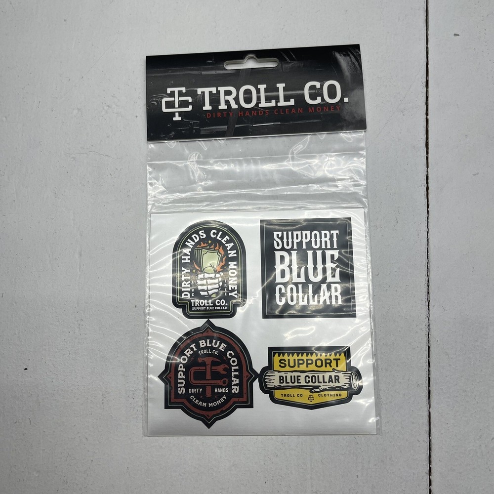 Troll Co Matte Aatck Hard Hat Sticker Pack