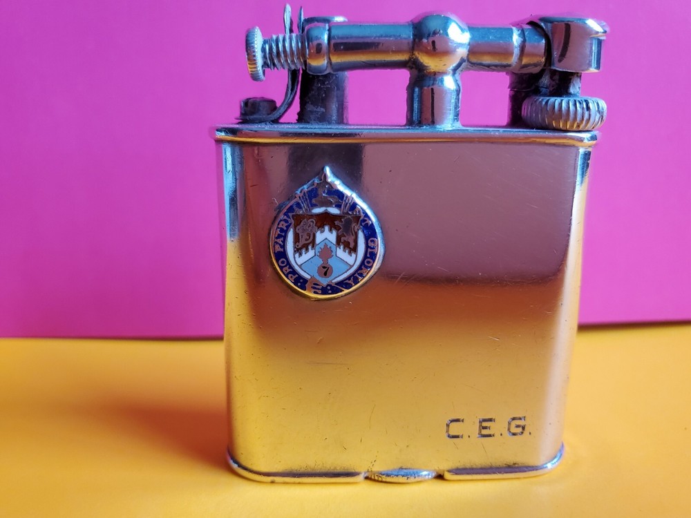 DUNHILL UNIQUE STERLING SILVER PETROL LIGHTER