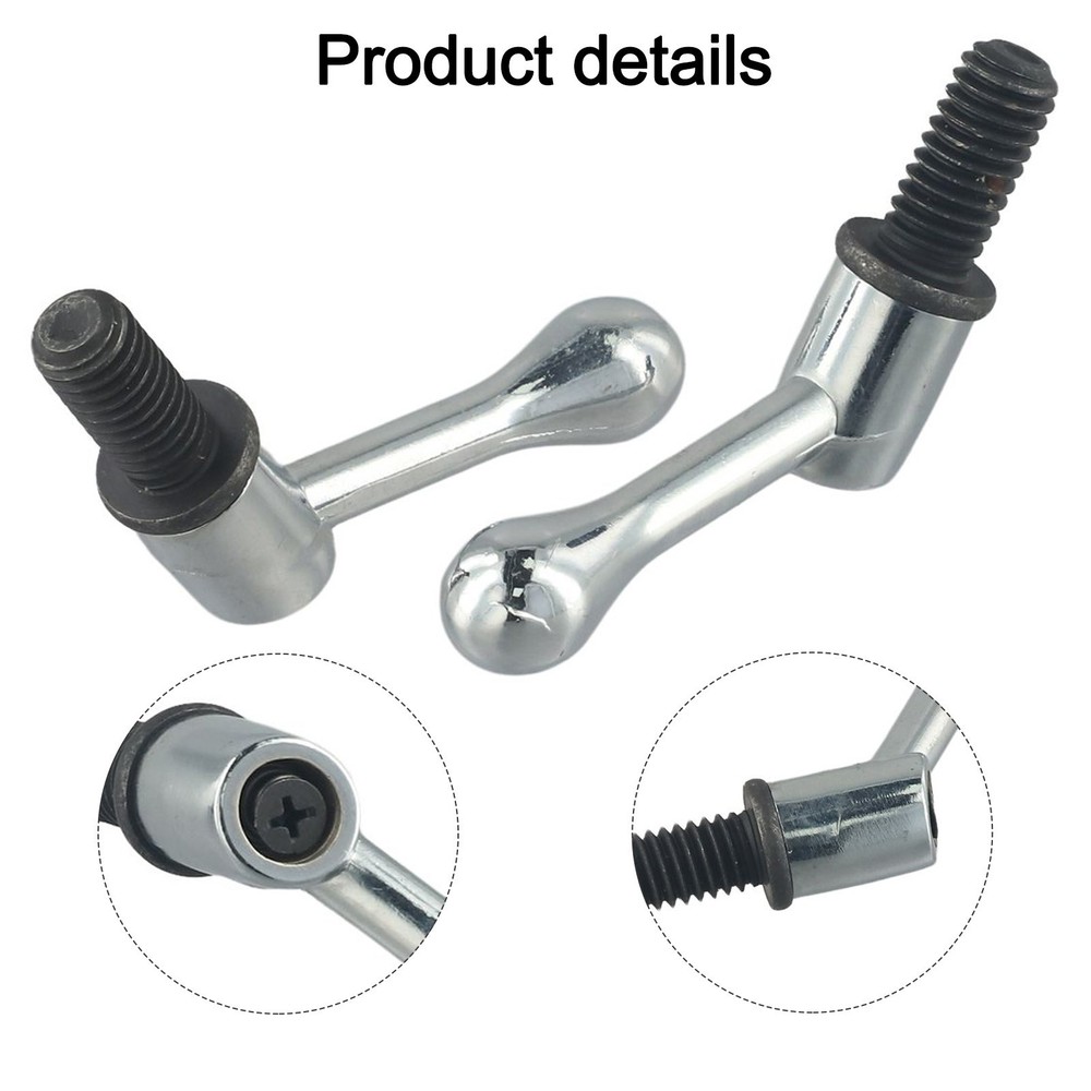 For Bridgeport Compatible 2PC Thread Adjustable Milling Machine Handle