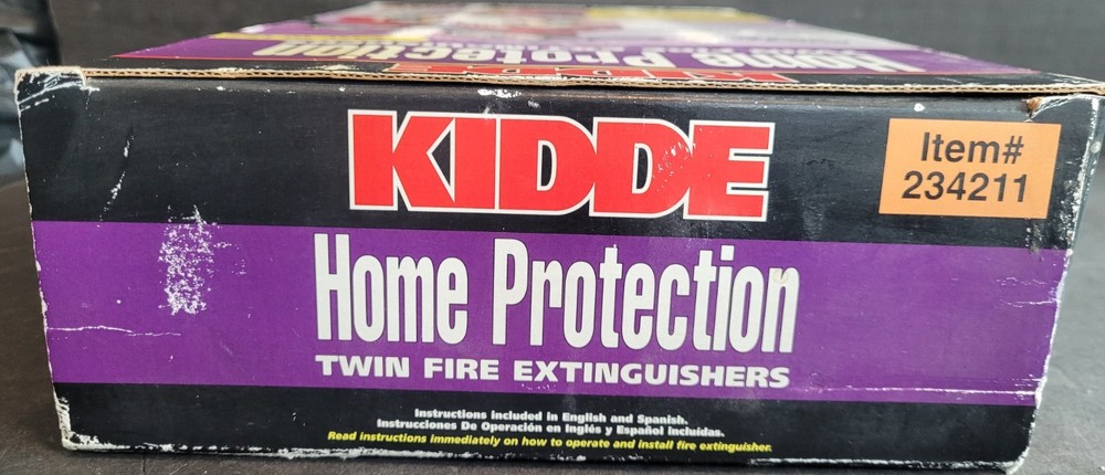 Kidde Fire Extinguisher 1-A:10-B:C Class - 2-Pack - 234211