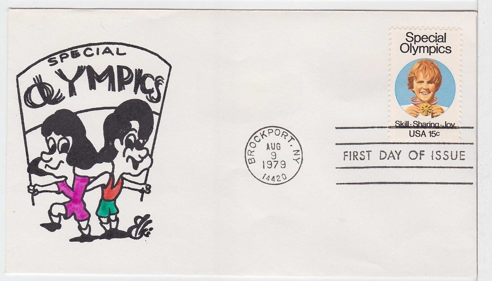 TurtlesTradingPost- Special Olympics -1979 FDC #1788- Ellis Cachet
