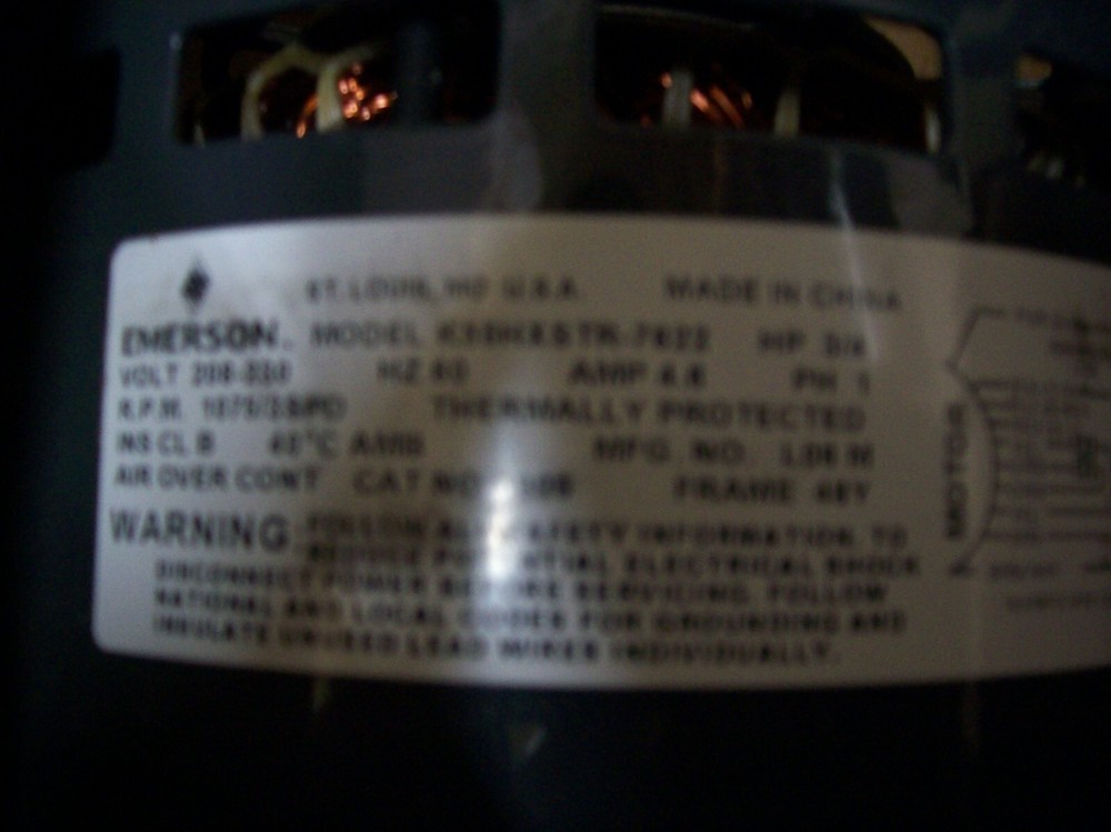 Emerson Motor 8905