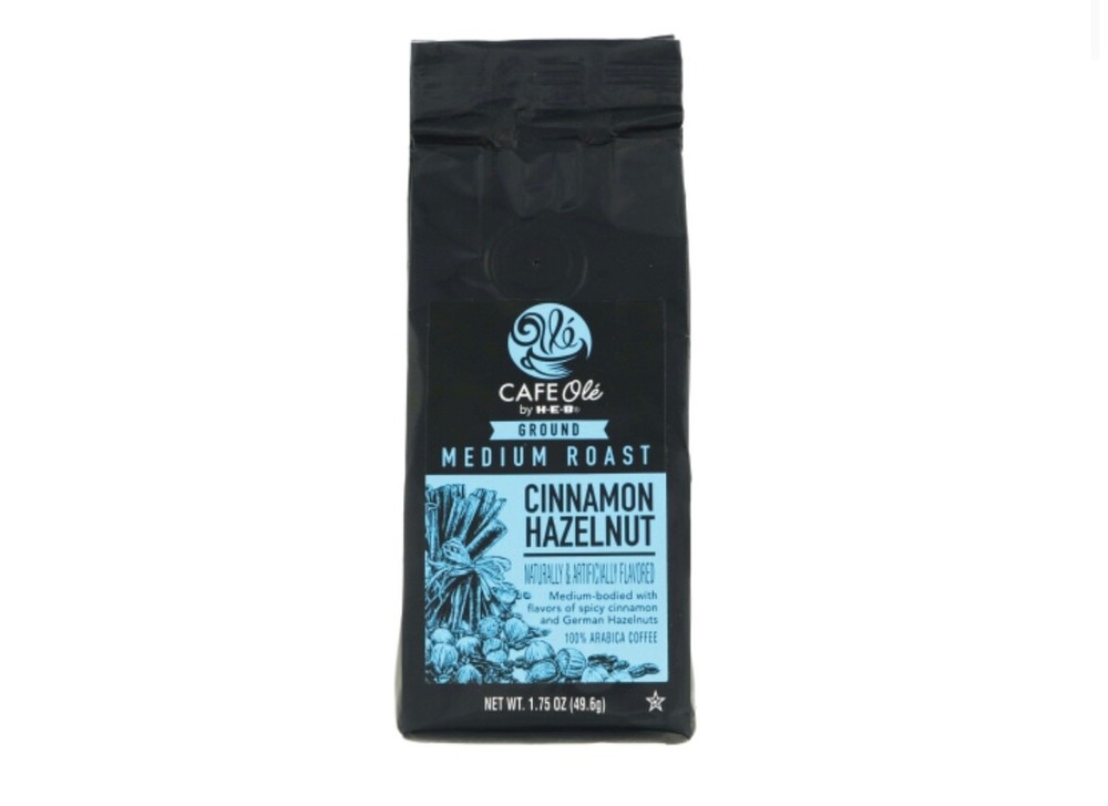 4 Assorted CAFE Ole’ by H-E-B Coffee Grounds All Medium Roast Texas 1.75 oz