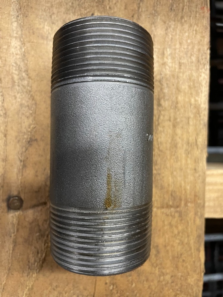 THREADED PIPE NIPPLE 1-1/2" x 4" Long Schedule 160 A106B Seamless TBE