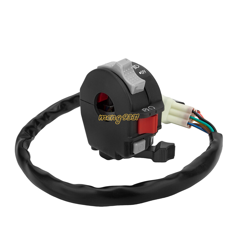 Left Handlebar Kill Switch Start Run Headlight for Yamaha Grizzly 350 400 660