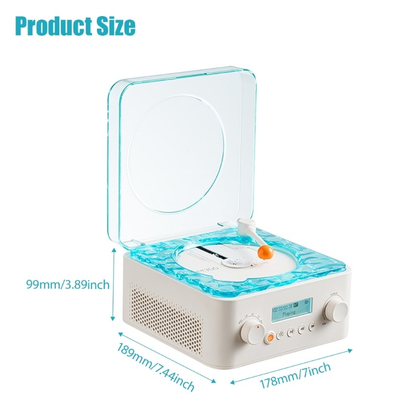 Wireless Music Player Speaker Easy Use Bluetooth-compatible Suitable