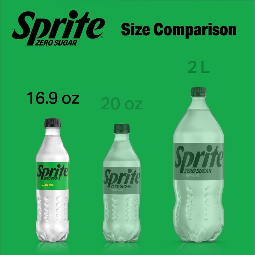 Zero Sugar Lemon-Lime Soda - Caffeine-Free Refreshment, 6 Pack, 16.9 fl oz