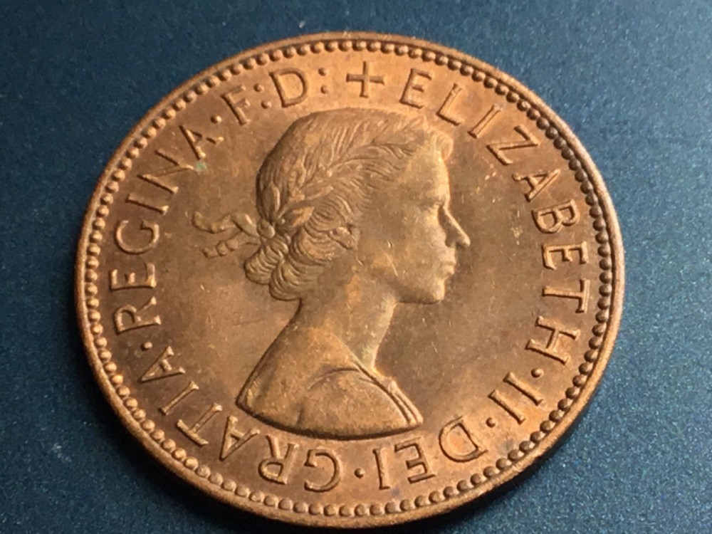 1967 Elizabeth II Half-penny - British 1/2p