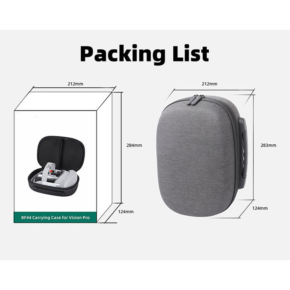 Portable Storage Bag Drop-proof Carrying Case Accessories for Vision Pro
