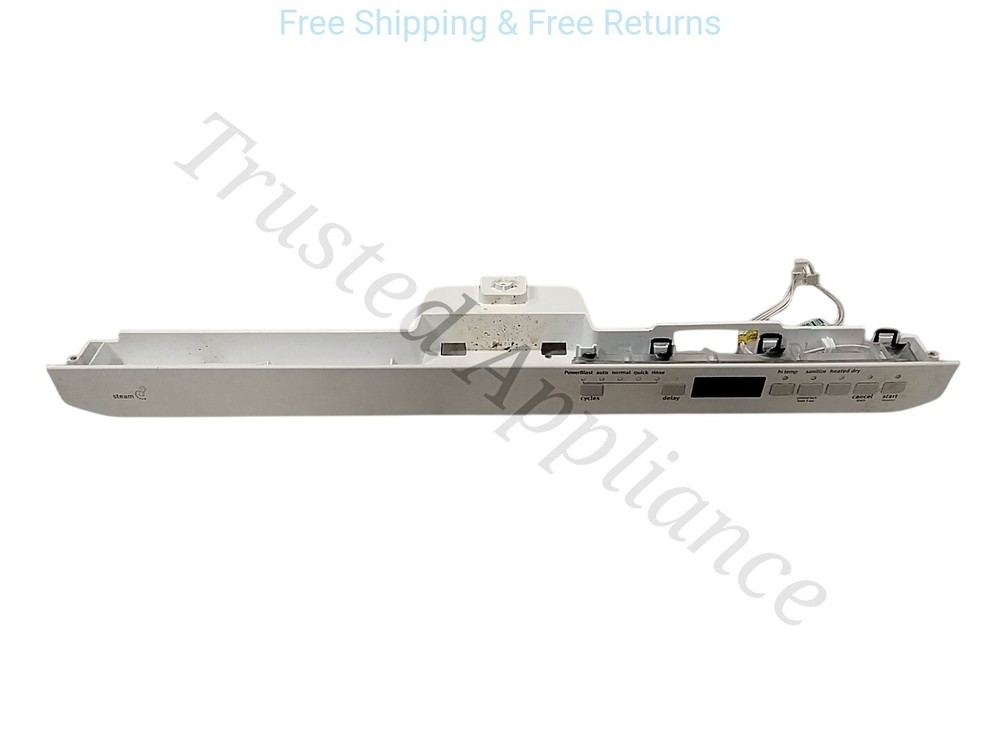 OEM Dishwasher Control panel  w10562128 WHITE