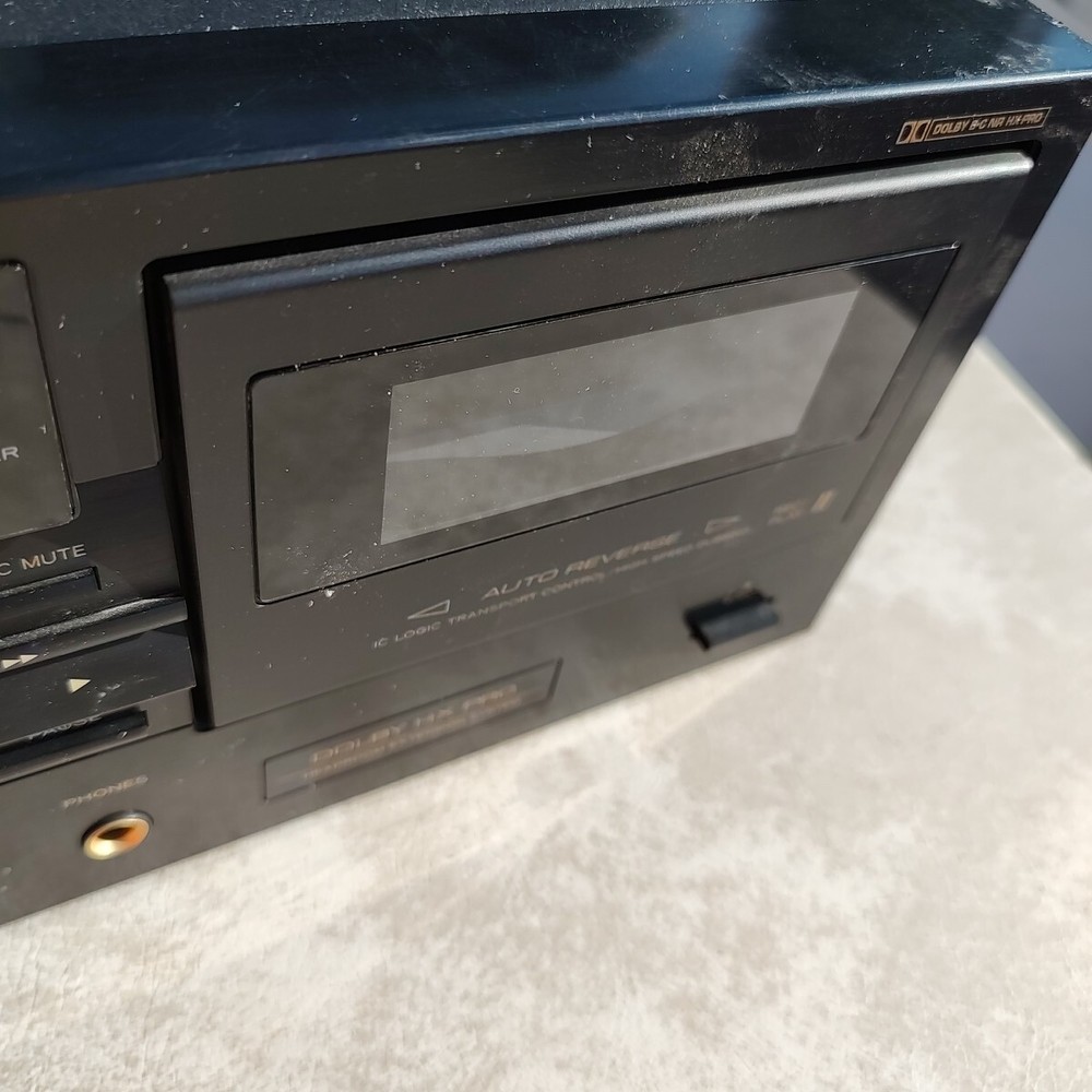 Teac W-700 R Stereo Cassette Deck UNTESTED