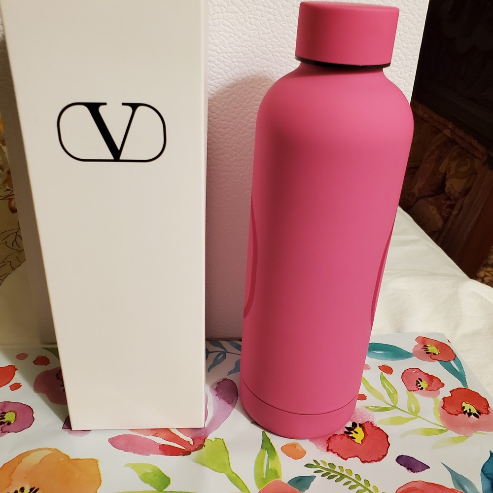 Valentino Pink Water Bottle & Authentic