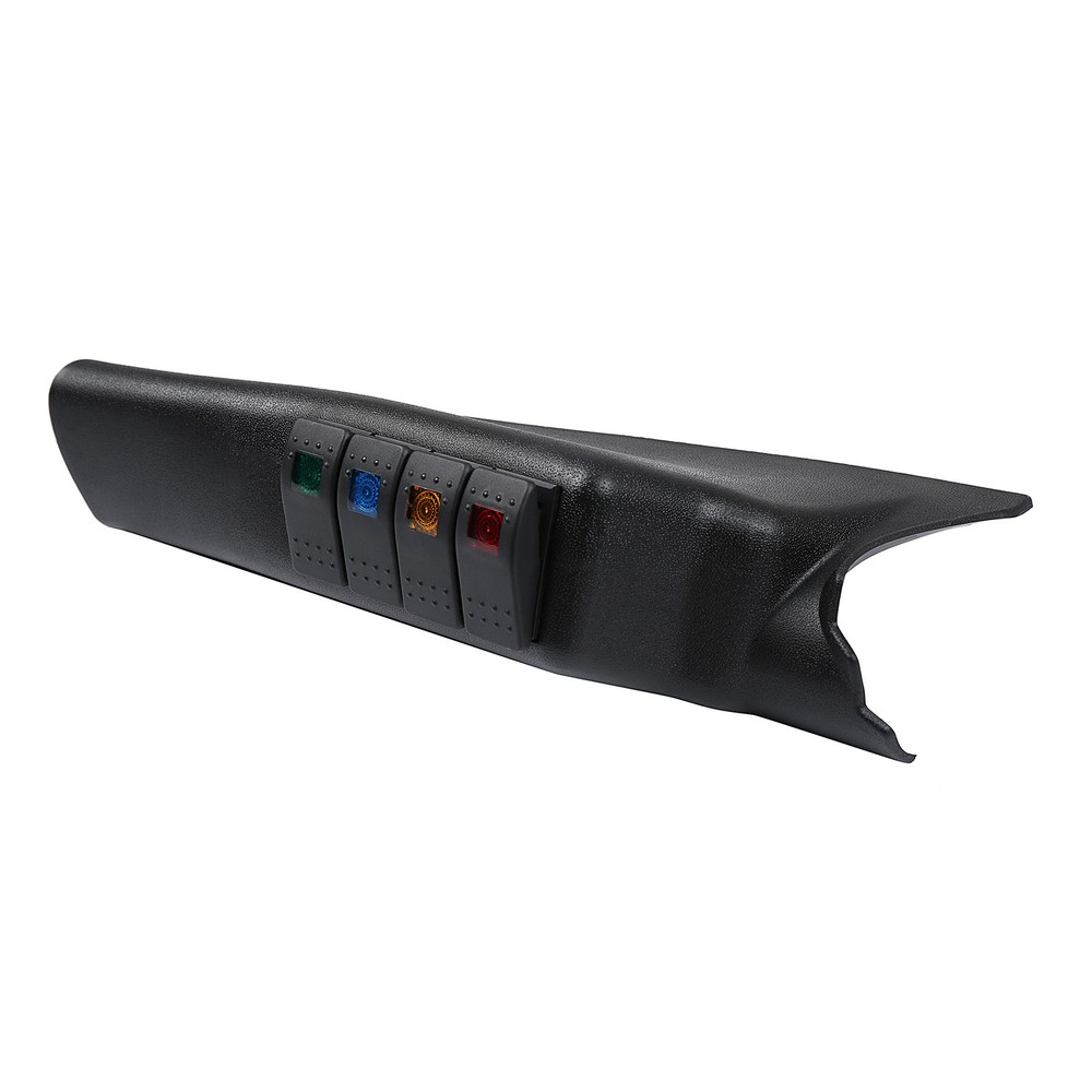 Fit 2011-2018 Jeep Wrangler JK Light Switch Panel A-Pillar Switch Pod+ 4x Switch