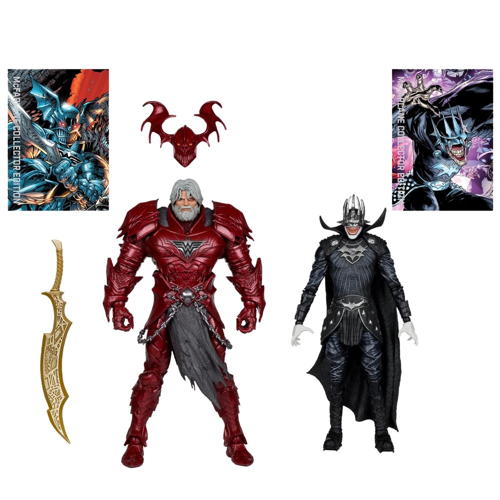 DC Multiverse Batman Who Laughs (Knight 7 IN, Multicolor