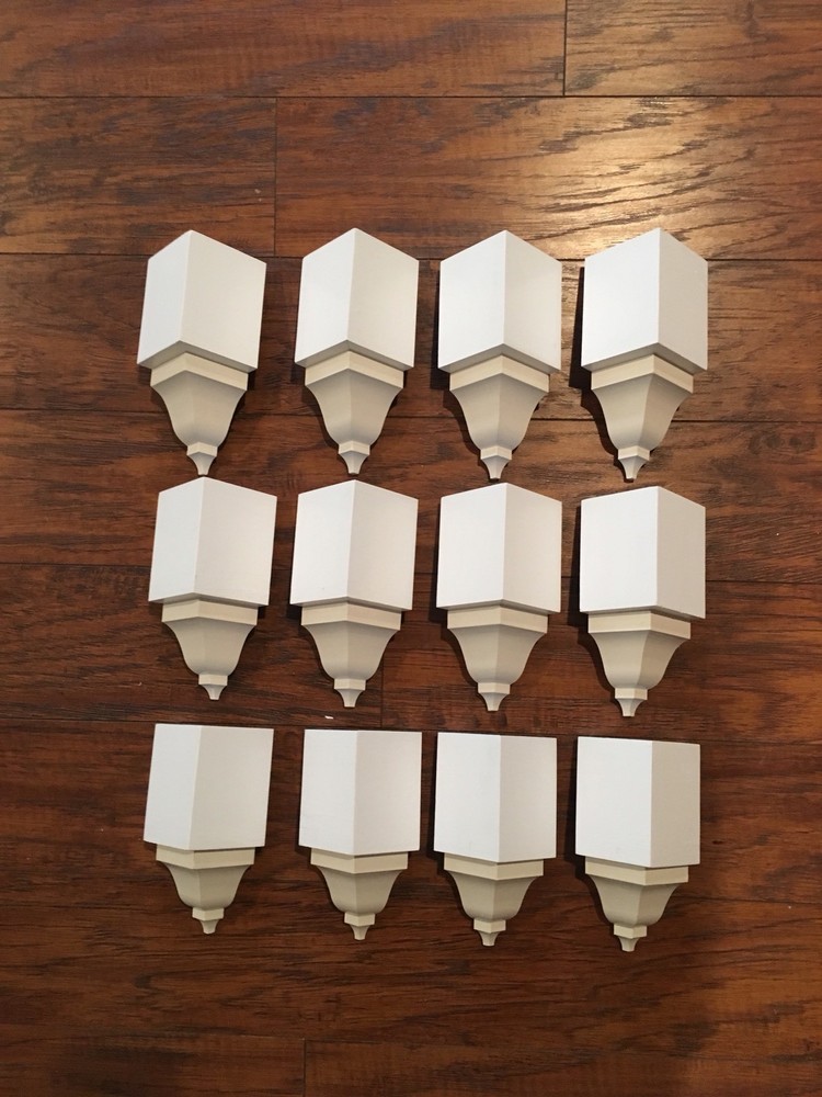 Crown Molding Corners 12 Inside Blocks (pine) For 3 5/8" Transition
