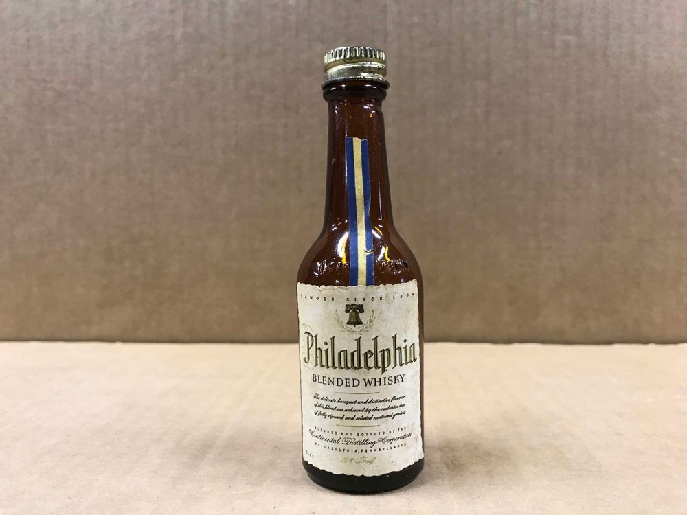 Vintage Philadelphia Blended Whisky Empty Mini Bottle