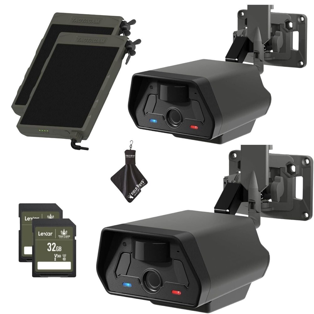 TACTACAM Defend Cellular Security Camera - No WiFi Required - Motion...