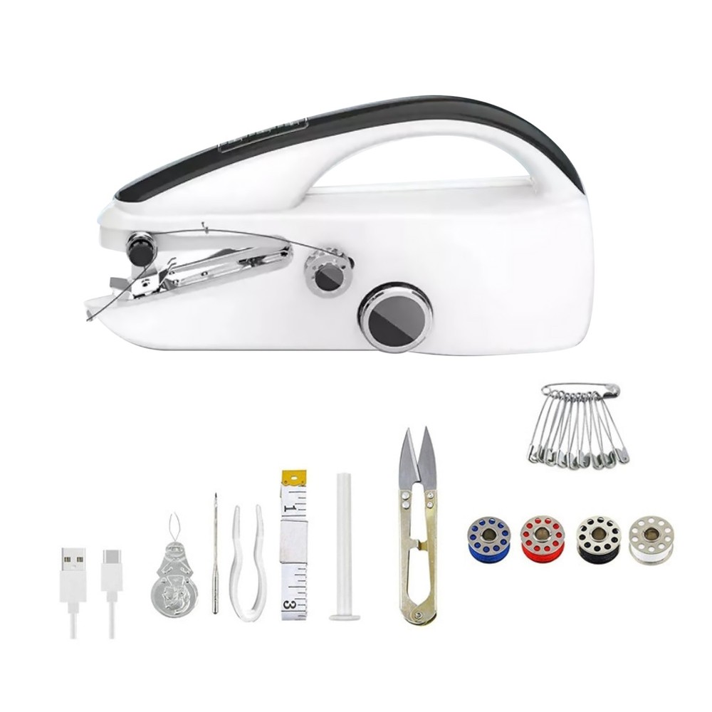 1 Set Handheld Sewing Machine W/Complete Accessory Kit Home Use DIY Tool