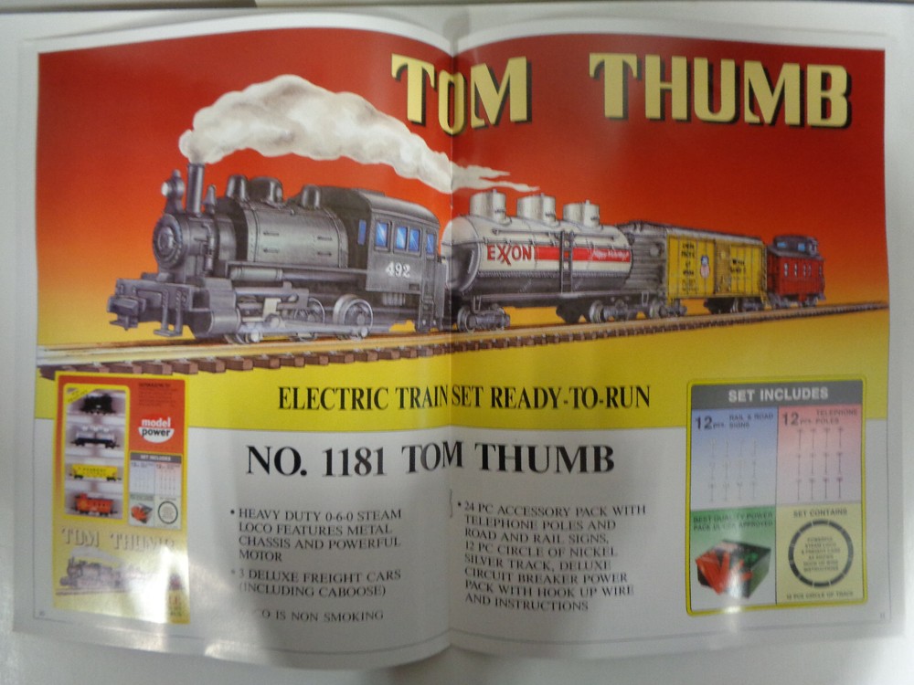 RARE MODEL POWER 1990 CATALOG FOR N TRAIN SETS