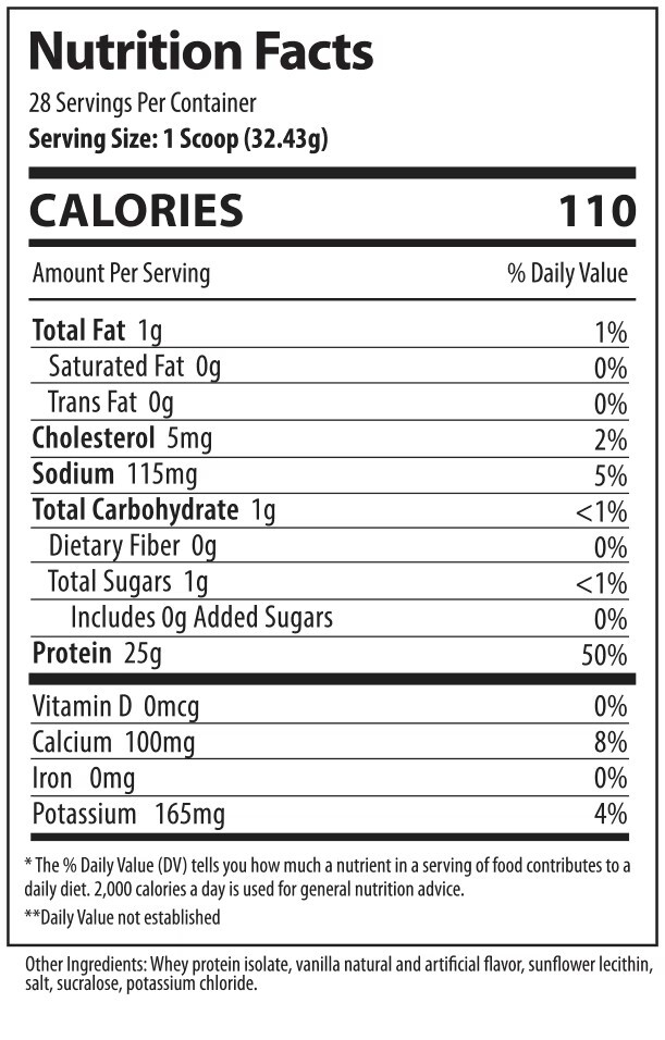 ALPHA ISO BY ALPHA SUPPS WHEY PROTEIN ISOLATE VANILLA ICE CREAM 2LB