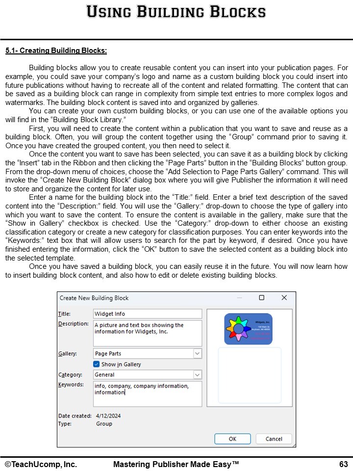Learn PUBLISHER for Microsoft 365 Training DVD & Digital Course 64 Lessons