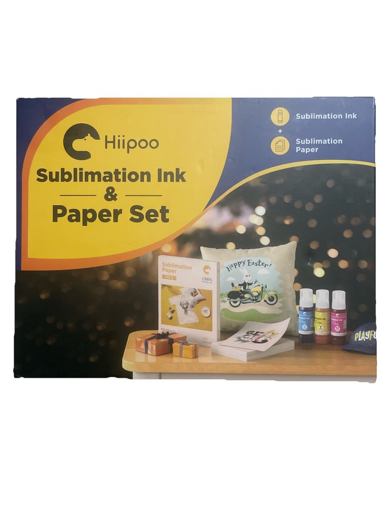 Hiipoo Sublimation Ink & Paper Set