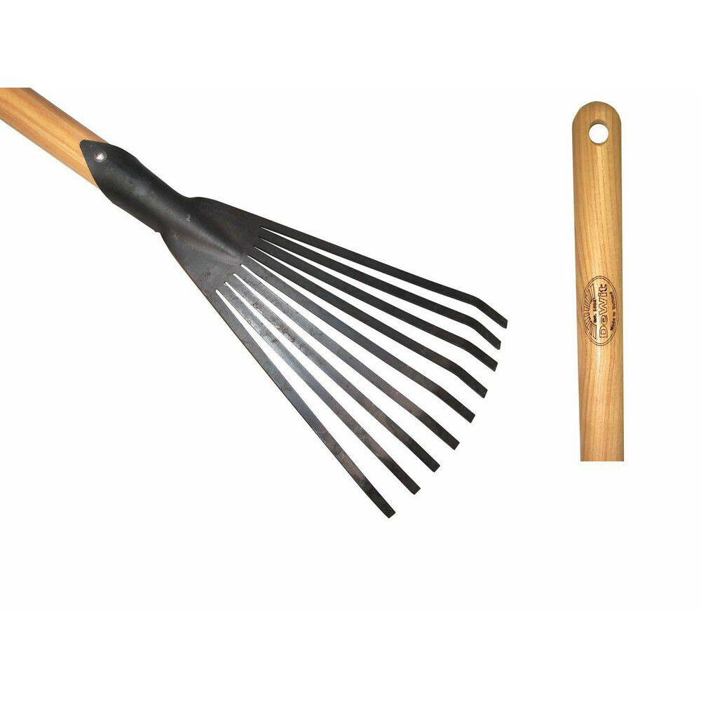 Junior 29.5 In. L Handle Leaf Rake
