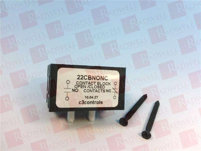 C3 CONTROLS 22CBNONC / 22CBNONC (NEW IN BOX)