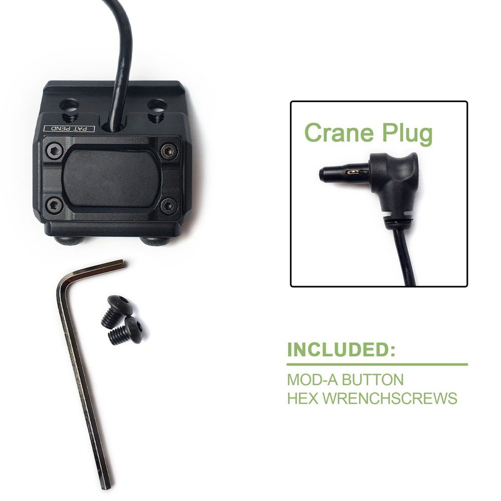 Tactical Weapon Remote Switch Mod Button Switch Fits M300 M600 Light / Box Laser